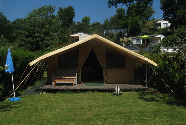 tente locative Camping La Vallée Erquy