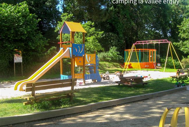 jeux pour enfants camping la vallée erquy